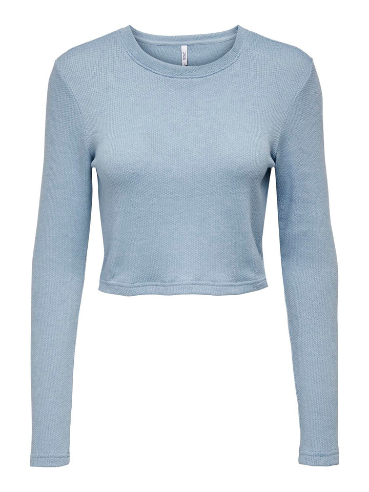 ONLY Mira Waffle Cropped Top