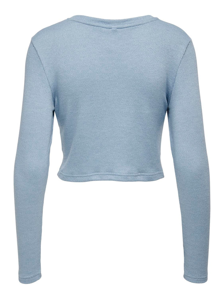 ONLY Mira Waffle Cropped Top