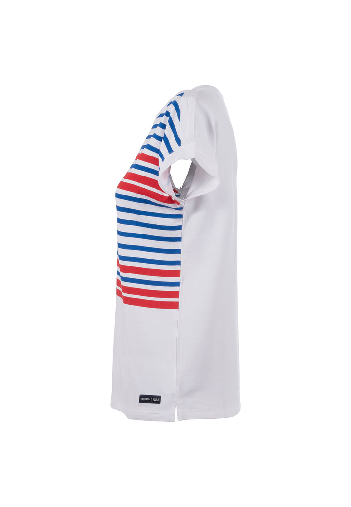 SOQUESTO Damen T-Shirt Streifen