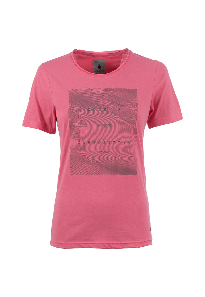 SOQUESTO Damen T-Shirt Baumwolle