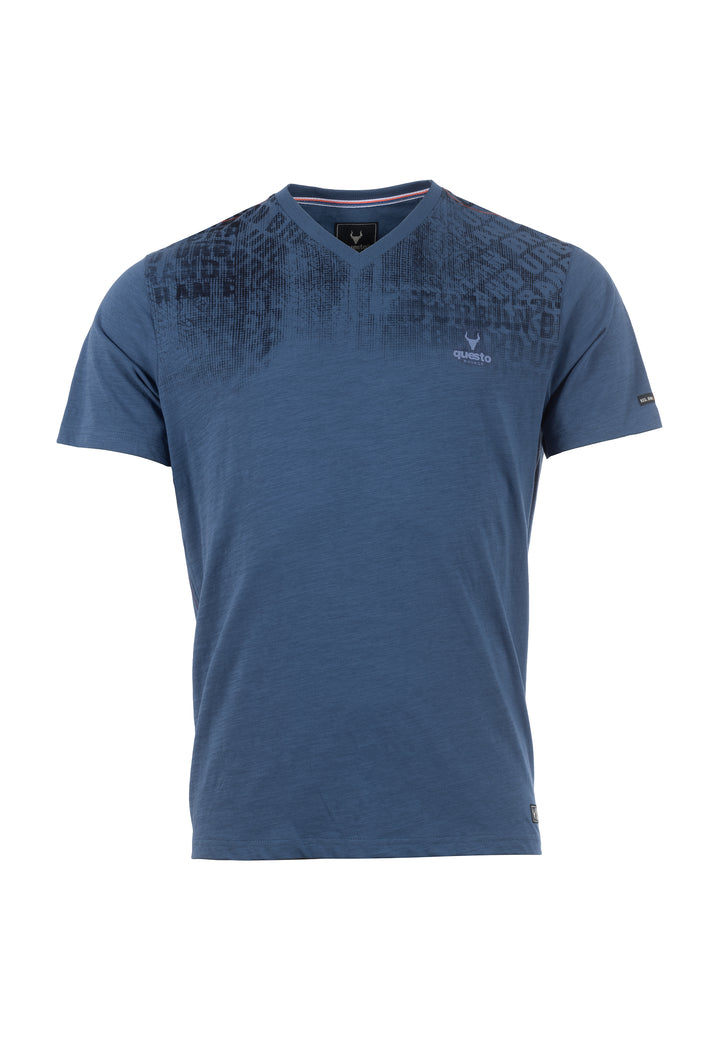 SOQUESTO Herren T-Shirt V-Neck