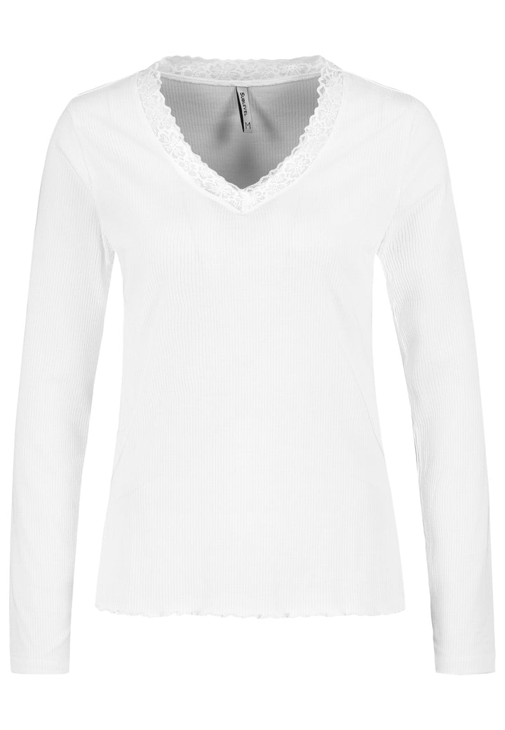 Authentic Style Langarm-Shirt V-Ausschnitt
