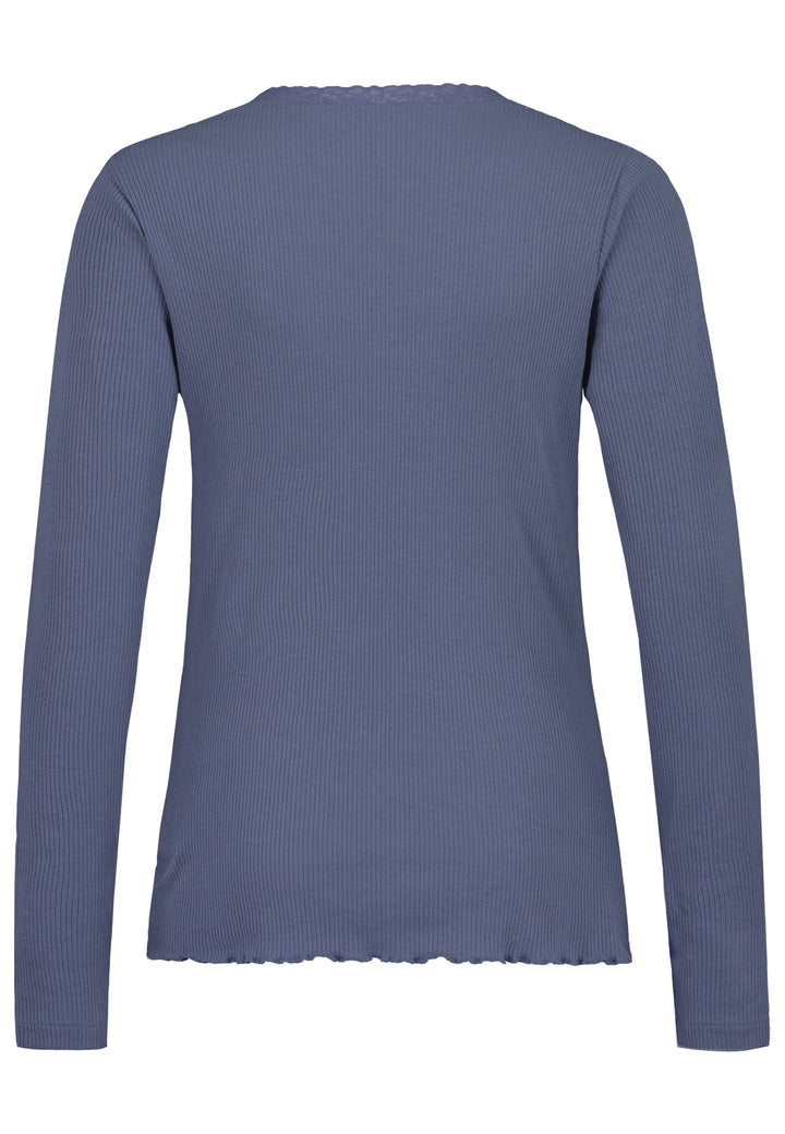 Authentic Style Langarm-Shirt V-Ausschnitt