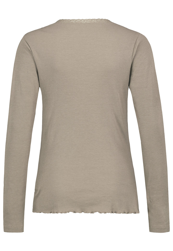 Authentic Style Langarm-Shirt V-Ausschnitt