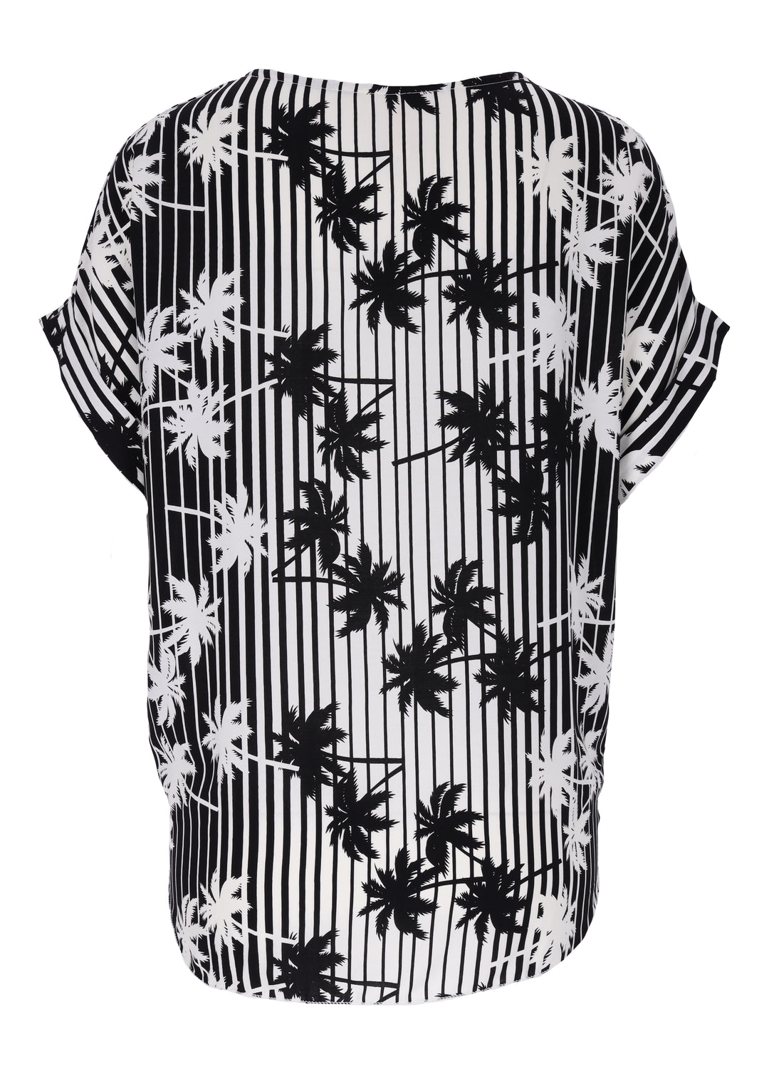 Splash of Color Damen T-Shirt Palmen