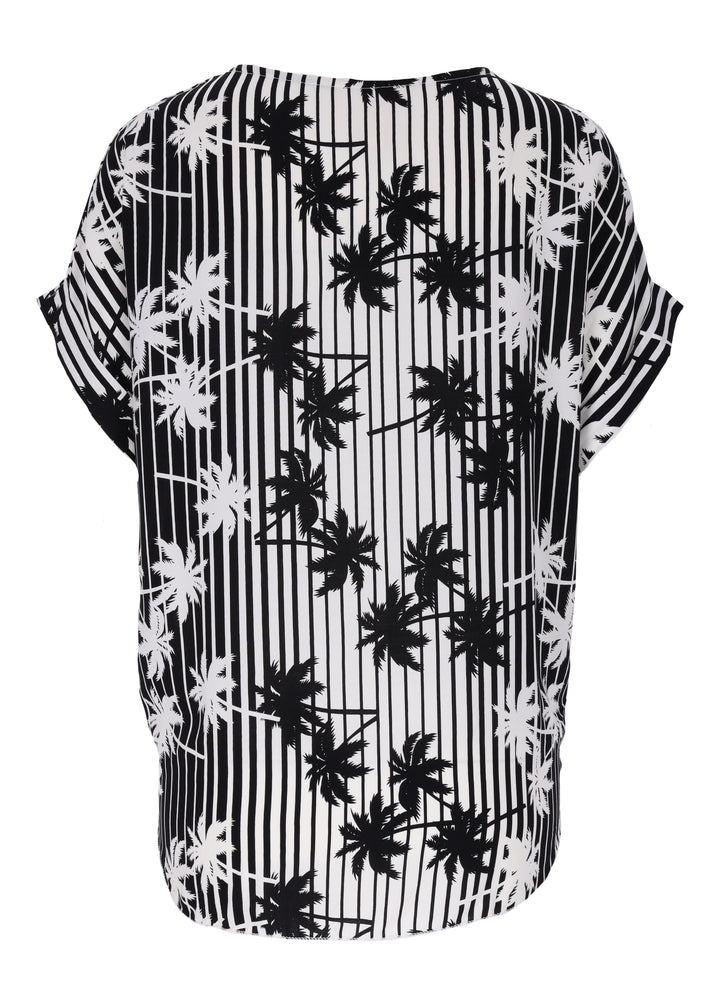 Splash of Color Damen T-Shirt Palmen