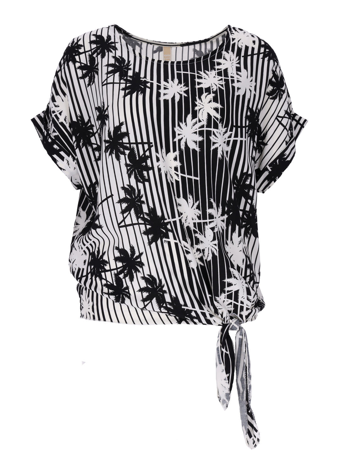 Splash of Color Damen T-Shirt Palmen