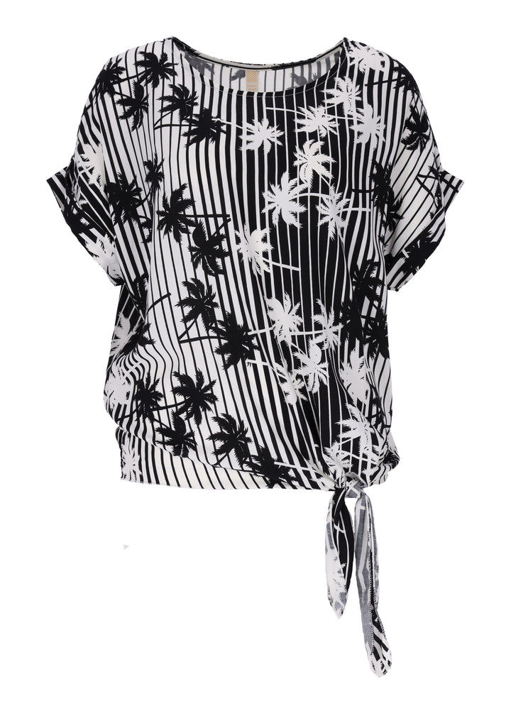 Splash of Color Damen T-Shirt Palmen
