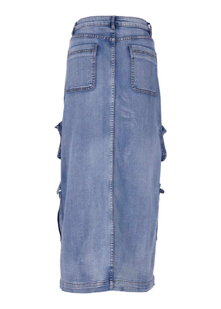 Splash of Color Jeansrock Cargo