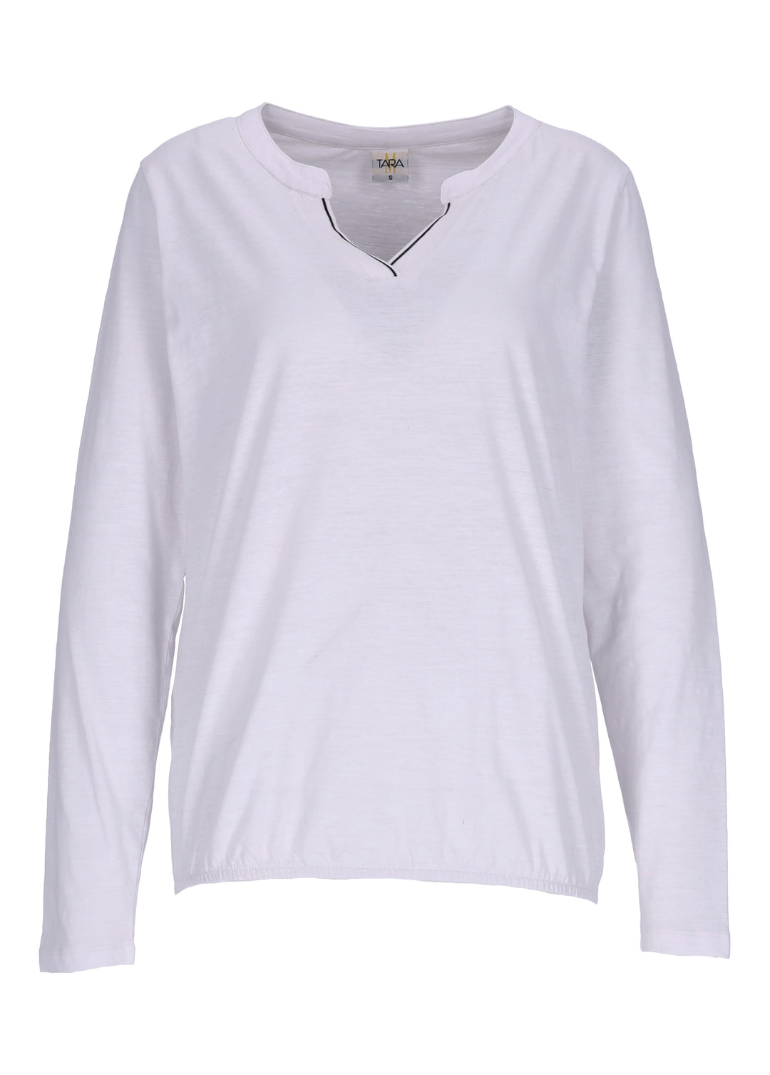 TARA M Damen Langarmshirt Baumwolle