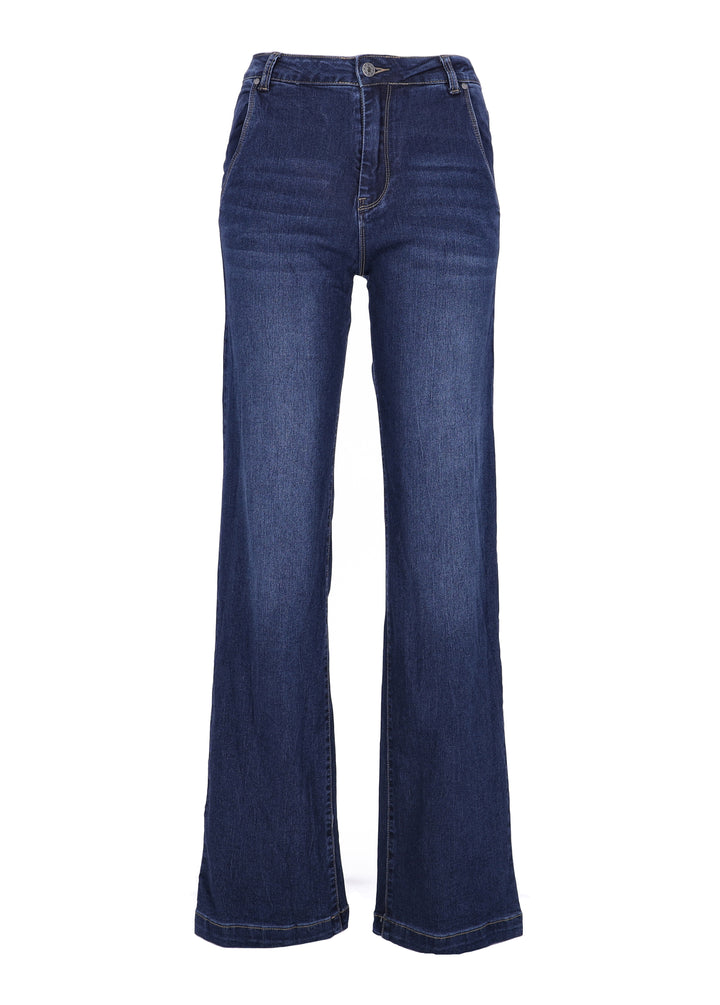 Splash of Color Damen Wide Leg Jeans