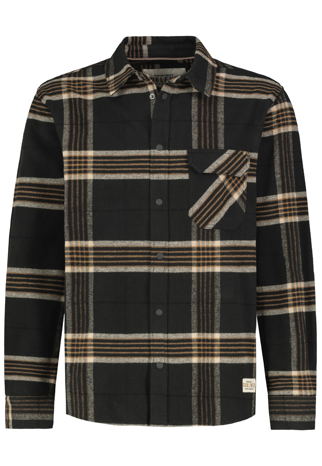 HAKA Hemdjacke Herren Baumwolle