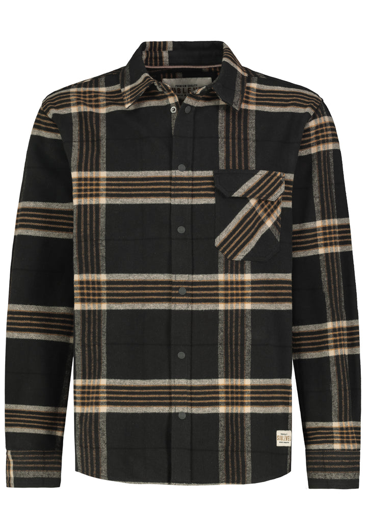 HAKA Hemdjacke Herren Baumwolle