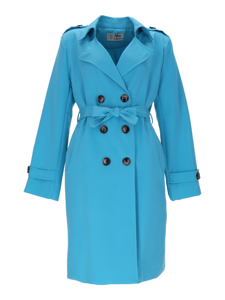 Trenchcoat Splash of Color Damen