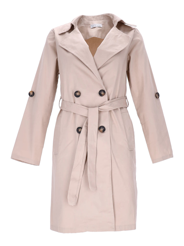Splash of Color Trenchcoat Damen