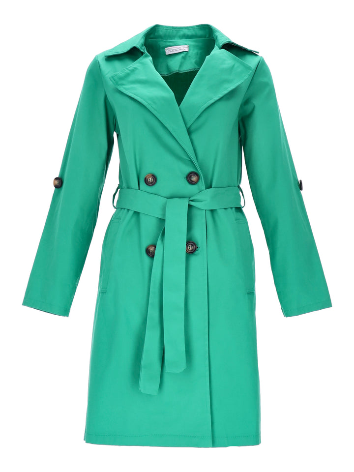 Splash of Color Trenchcoat Damen