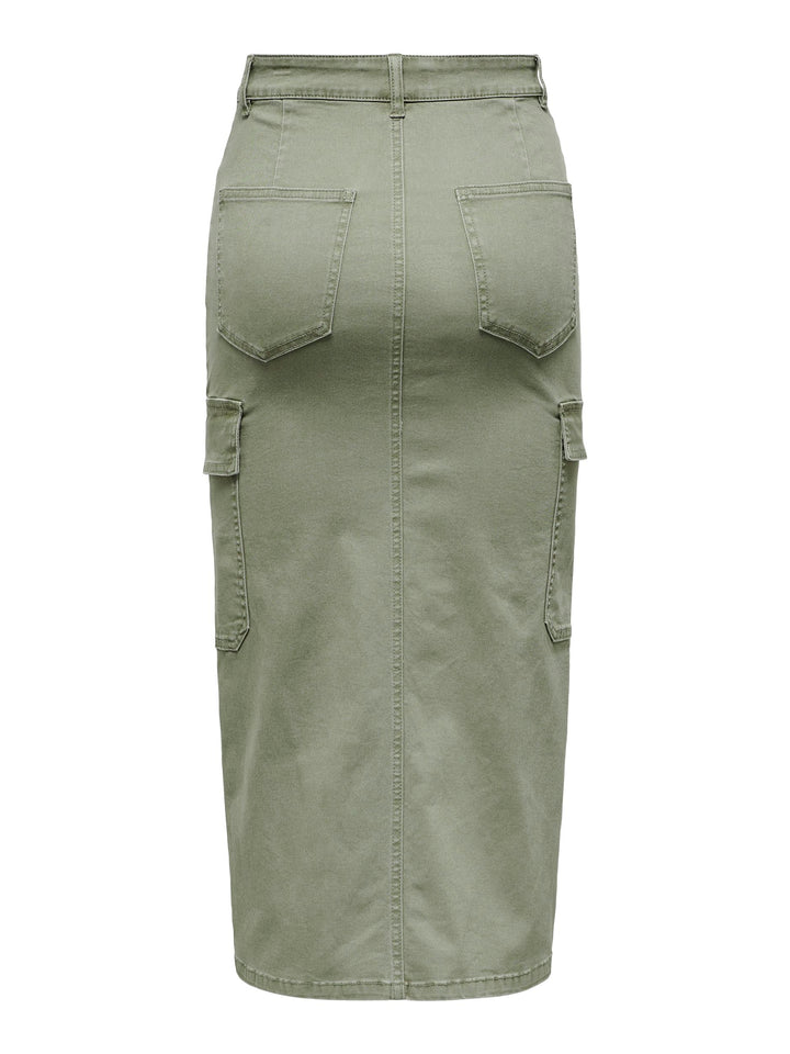 ONLY Cargo Midi-Rock Baumwolle