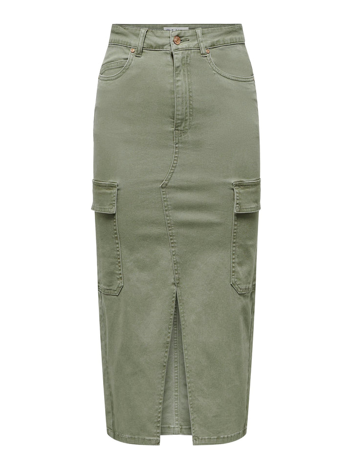 ONLY Cargo Midi-Rock Baumwolle