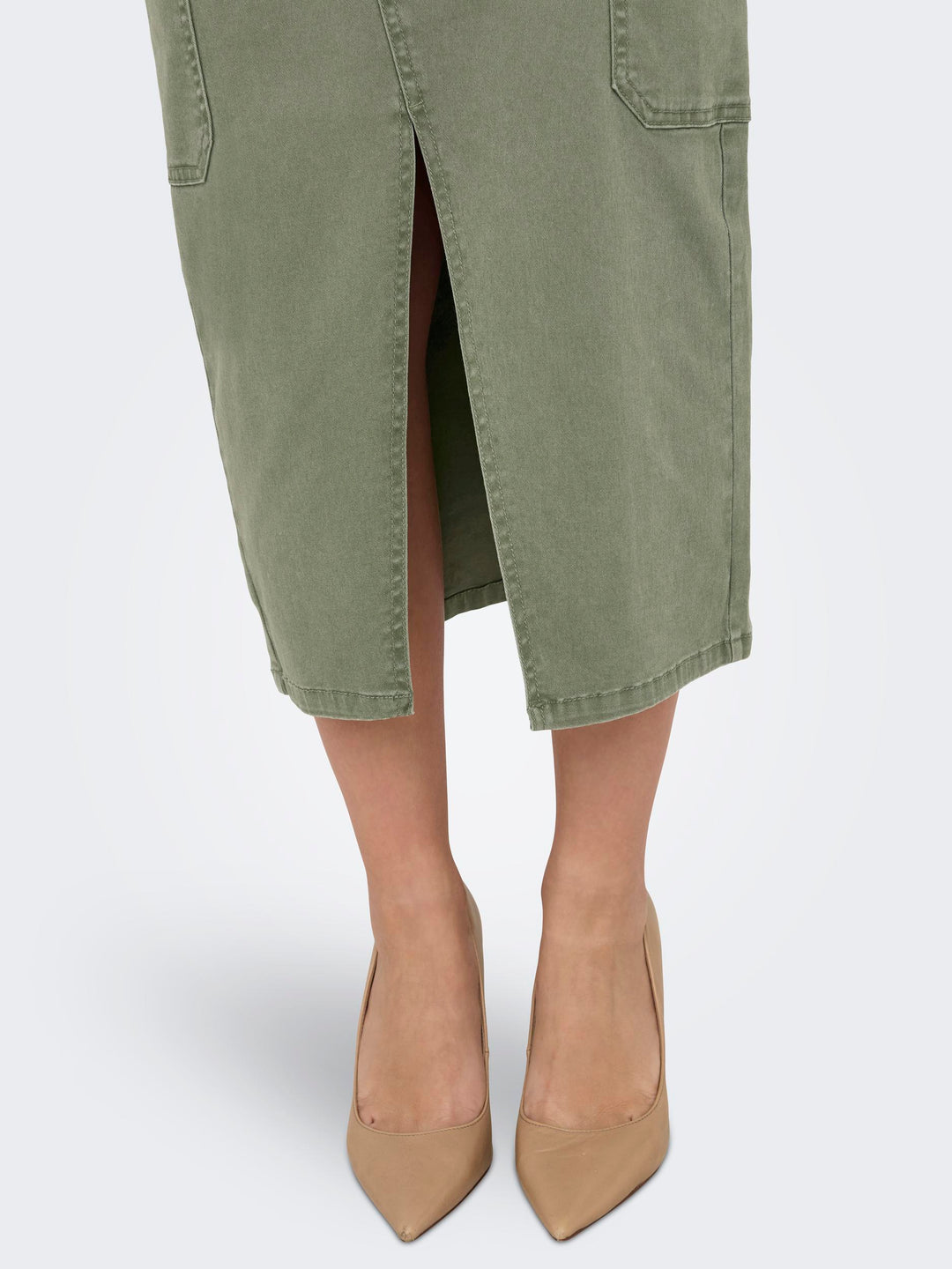 ONLY Cargo Midi-Rock Baumwolle
