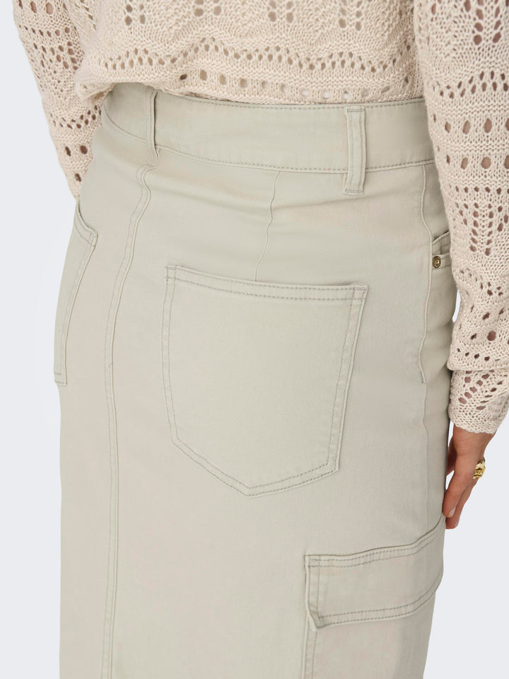 ONLY Cargo Midi-Rock Baumwolle