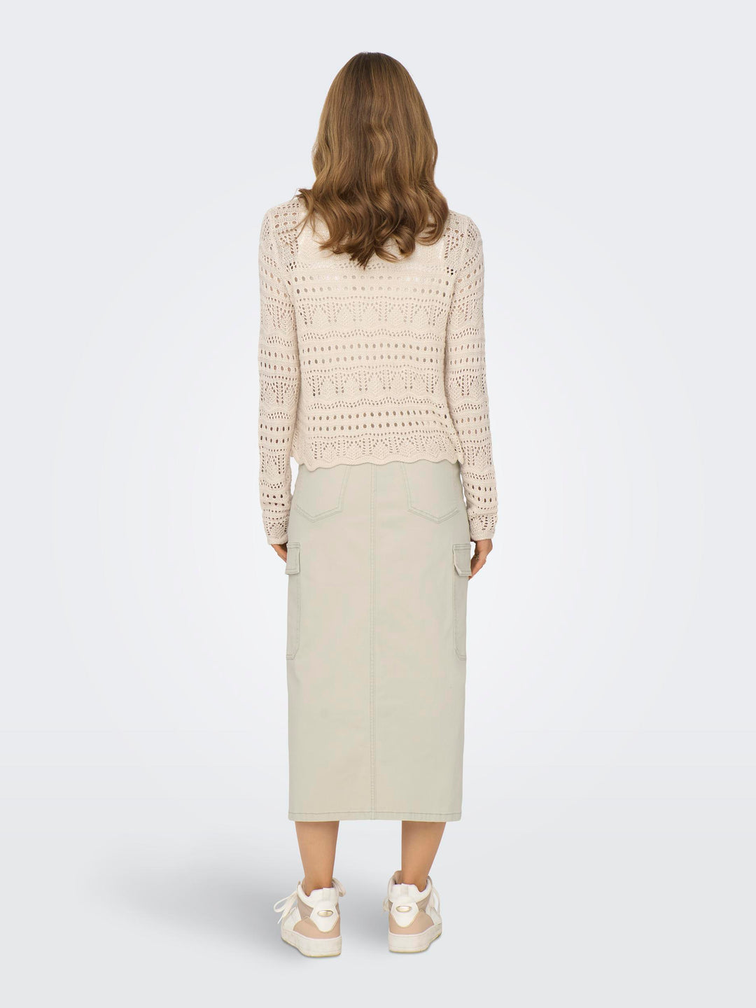 ONLY Cargo Midi-Rock Baumwolle