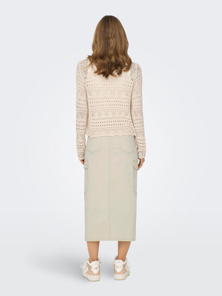 ONLY Cargo Midi-Rock Baumwolle