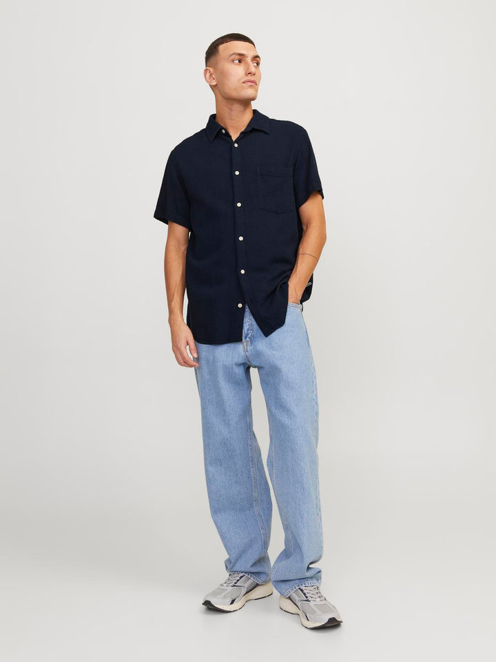 Jack & Jones Kurzarm Hemd Dobby