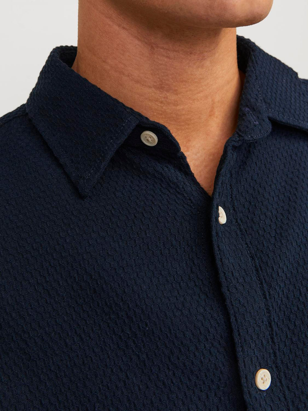 Jack & Jones Kurzarm Hemd Dobby