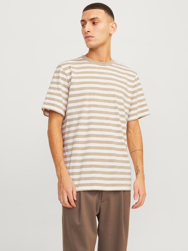 Jack & Jones Stripe Crew Neck T-Shirt