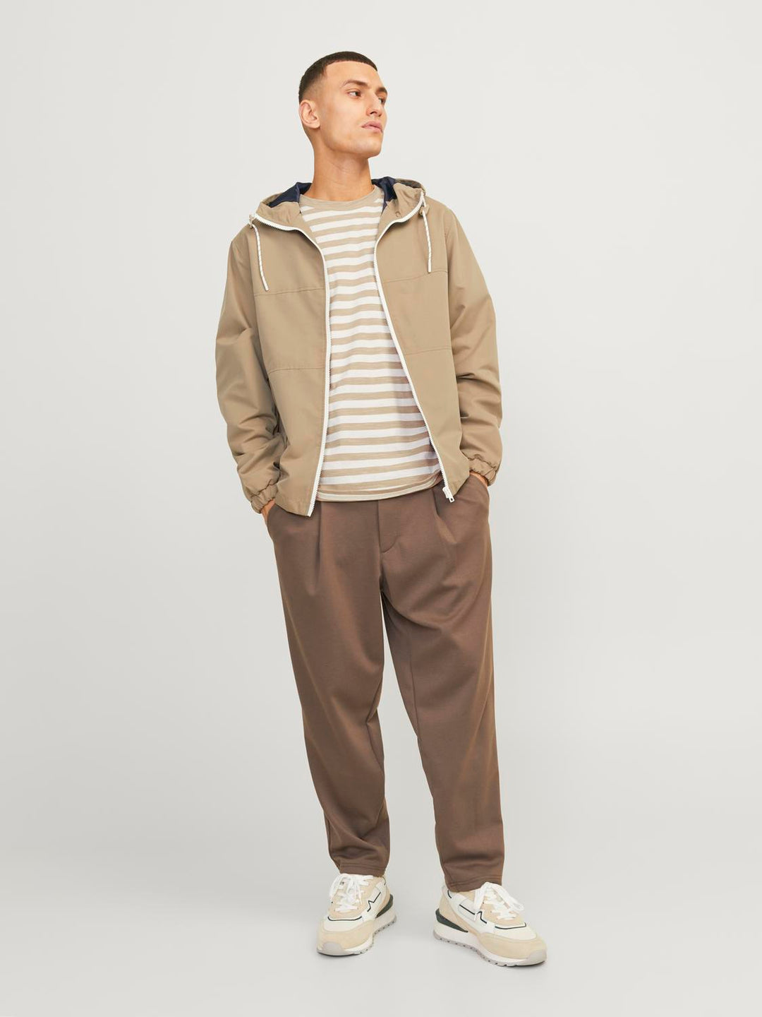 Jack & Jones Stripe Crew Neck T-Shirt