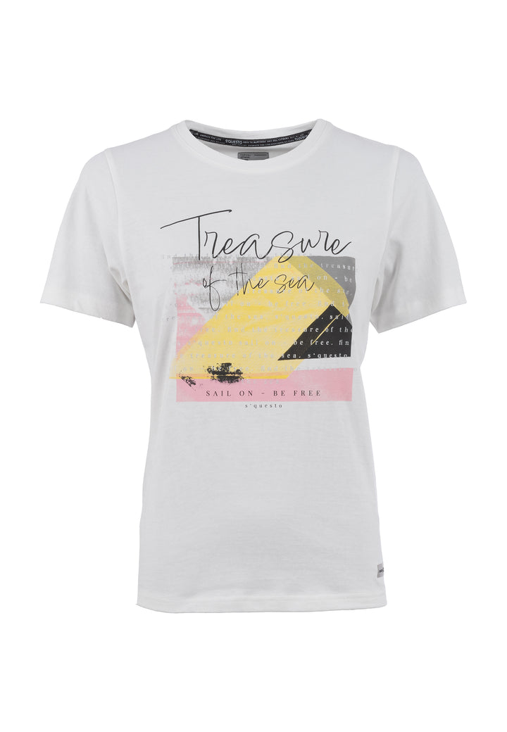 SOQUESTO Damen T-Shirt Baumwolle