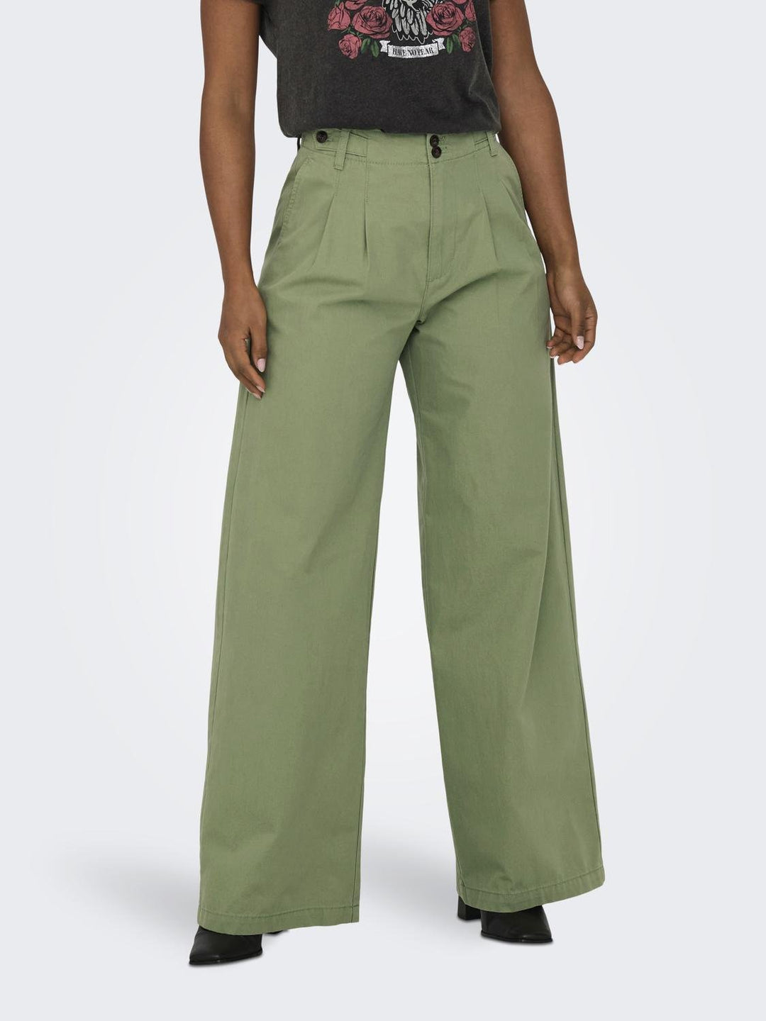 ONLY Pleat Wide Pant - Hochwertige Damenhose