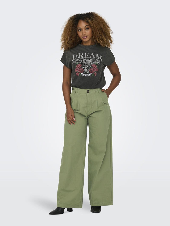 ONLY Pleat Wide Pant - Hochwertige Damenhose