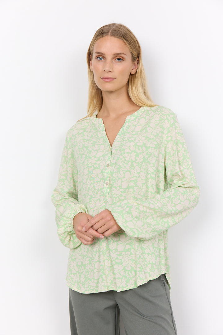 Soyaconcept Langarm Bluse aus Viskose