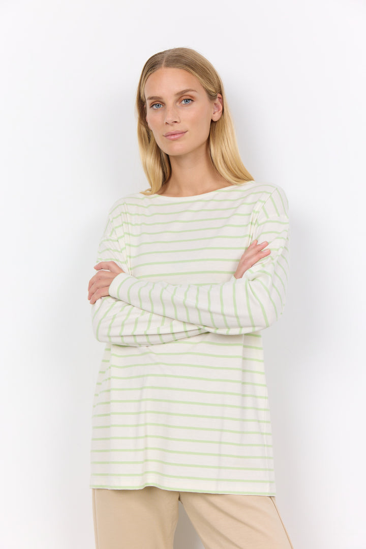 Soyaconcept Damen Langarmshirt Baumwolle