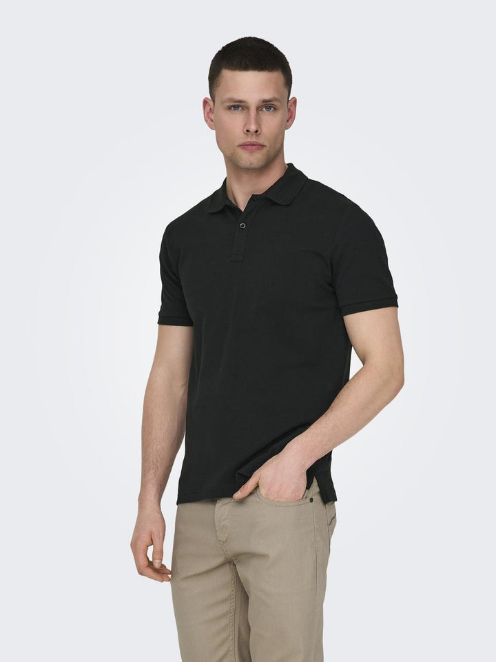 ONLY & SONS Poloshirt Slim Fit Navy