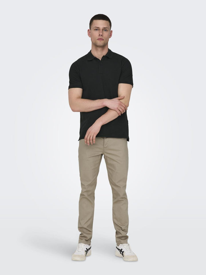 ONLY & SONS Poloshirt Slim Fit Navy