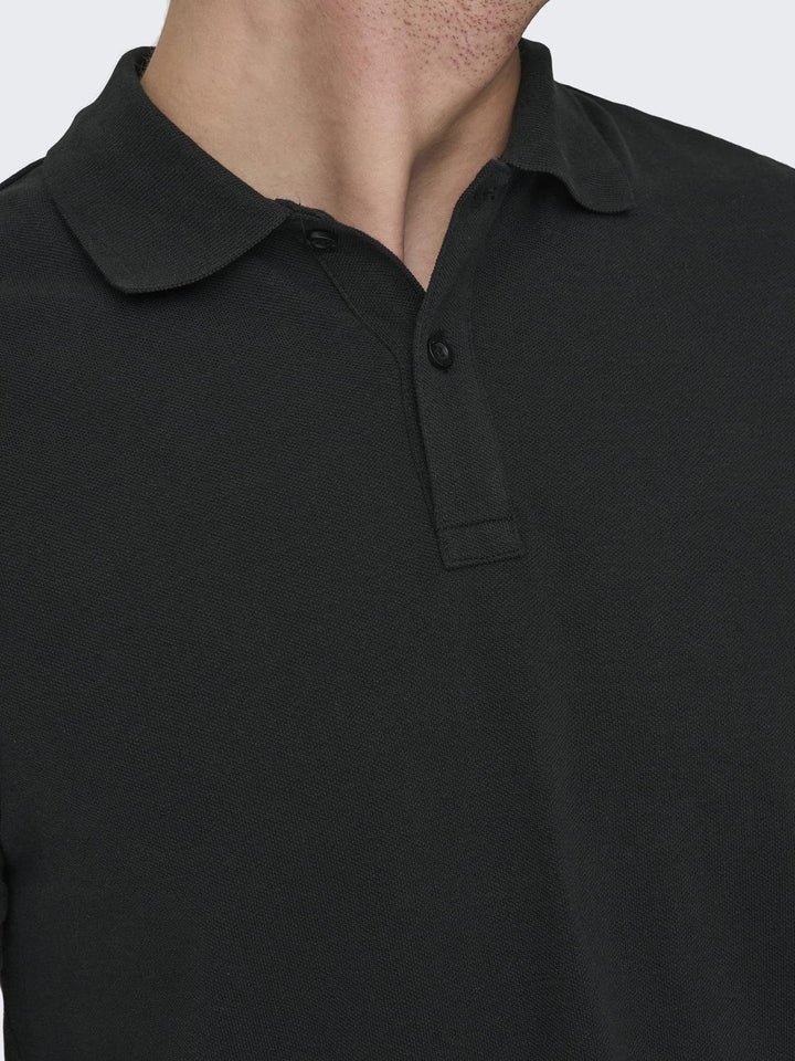 ONLY & SONS Poloshirt Slim Fit Navy