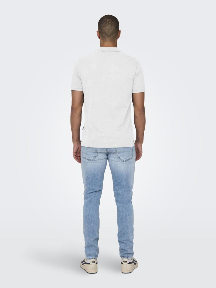 ONLY & SONS Poloshirt Slim Fit Navy