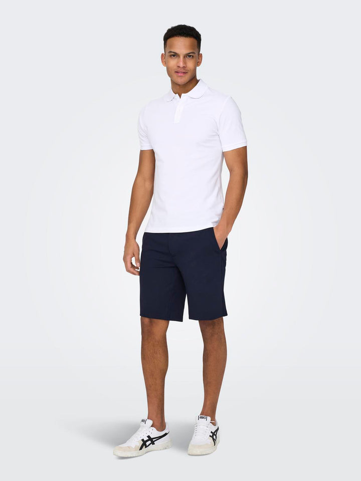 ONLY & SONS Poloshirt Slim Fit Navy