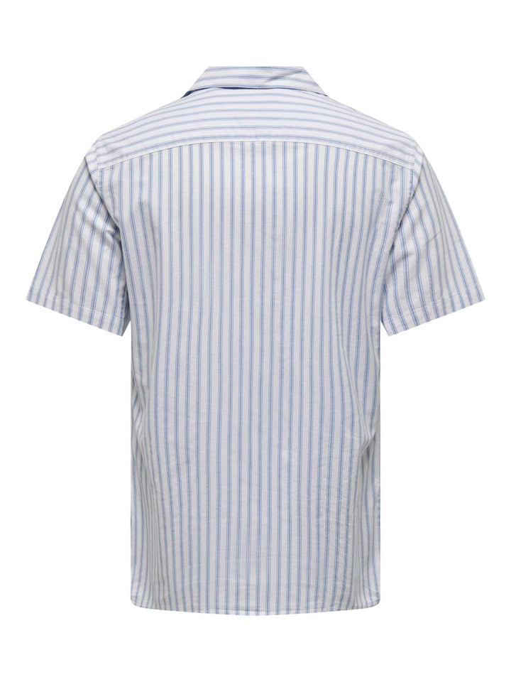 ONLY Herren Oxford Hemd Kurzarm