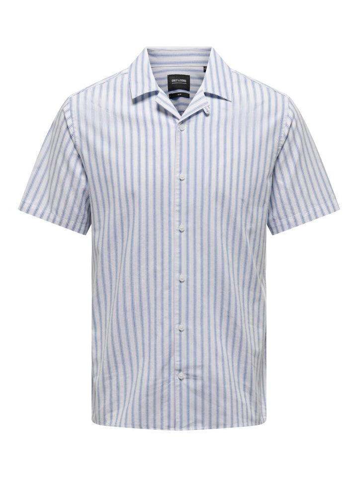 ONLY Herren Oxford Hemd Kurzarm