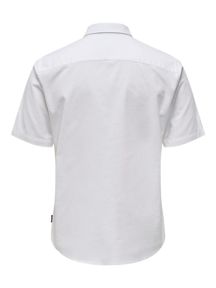 ONLY Oxford Hemd Herren Kurzarm Slim