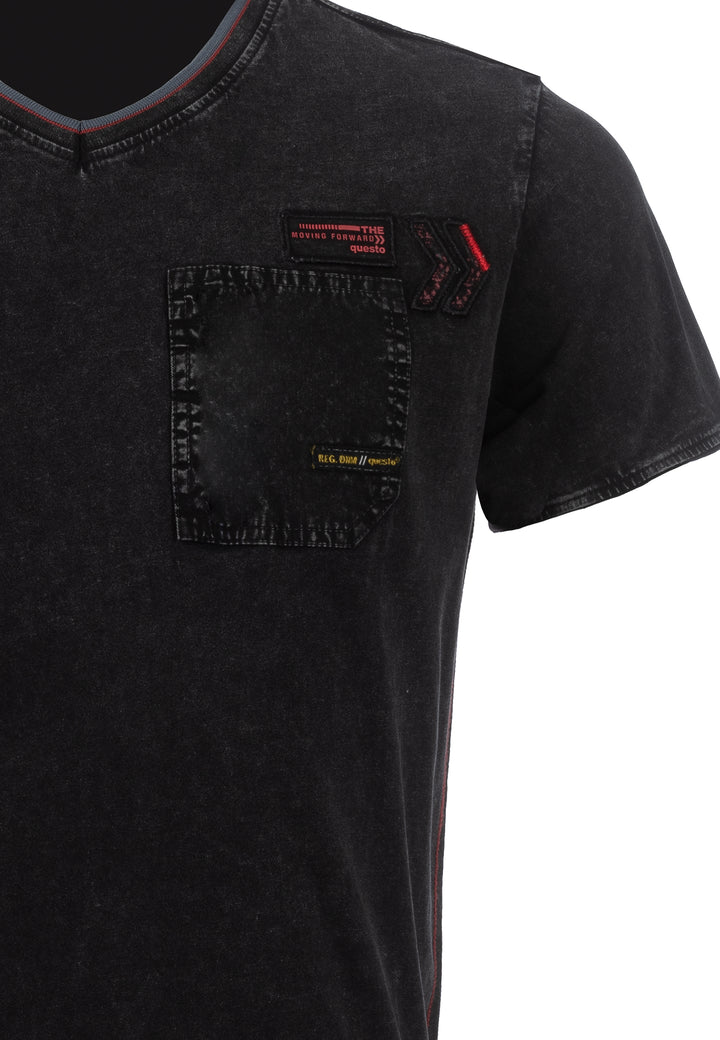 SOQUESTO Herren T-Shirt Baumwolle