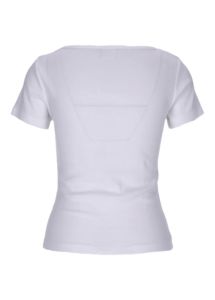 TARA M Damen T-Shirt gerippt