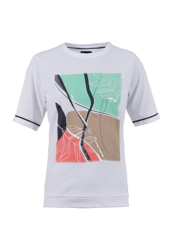 SOQUESTO T-Shirt mit Blumendruck
