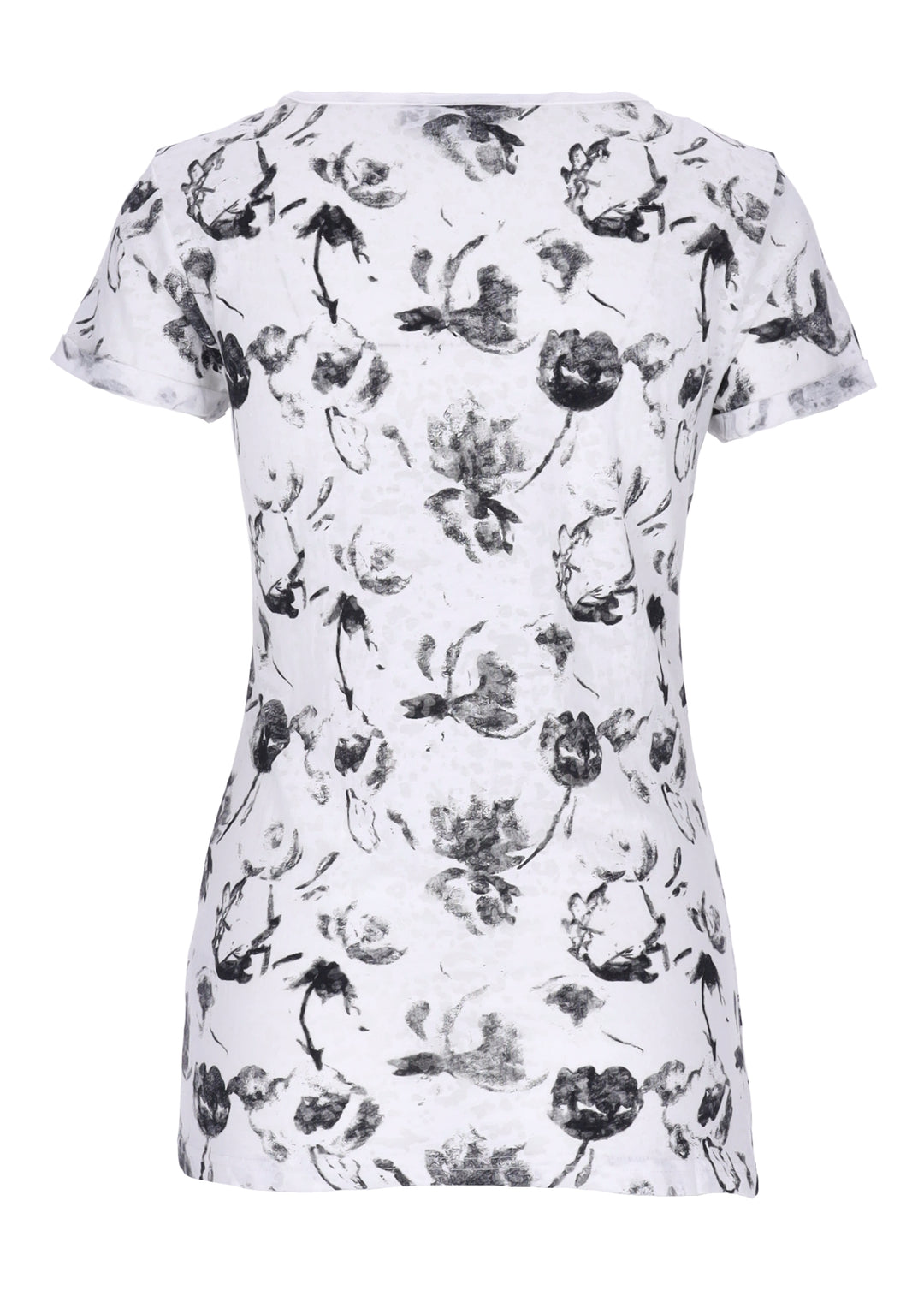 New View Damen T-Shirt Blumenmuster
