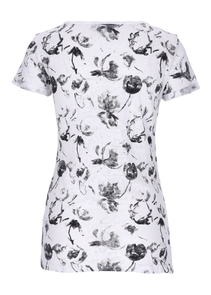New View Damen T-Shirt Blumenmuster