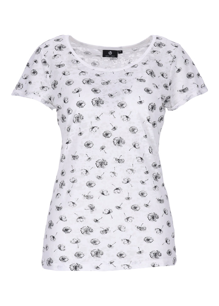 New View Damen T-Shirt Blumenmuster