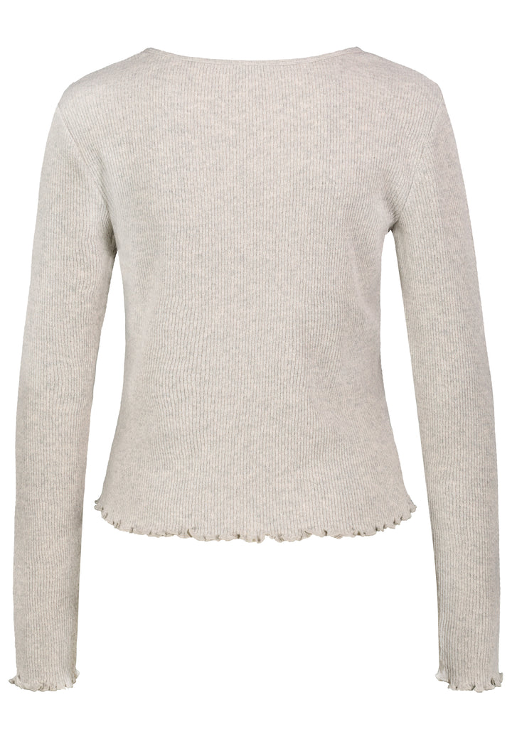 DOB Langarm Shirt Damen Rundhals